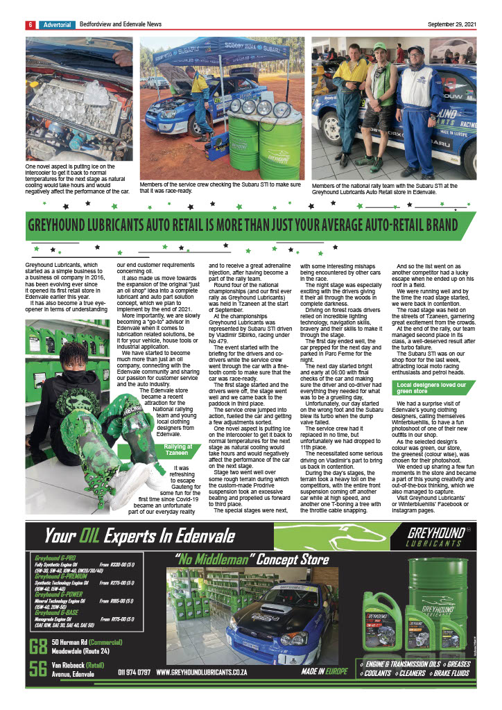 Newspaper Article Greyhoundlubricants