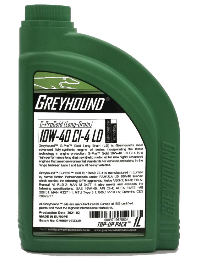 Greyhound 10w40 long drain 1L