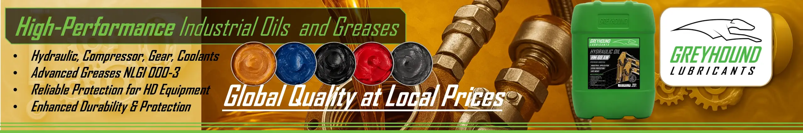 Industrial Gear Oil and Grease