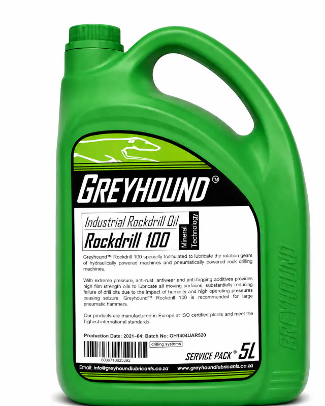 Greyhound Rock Drill Oil 100 5L