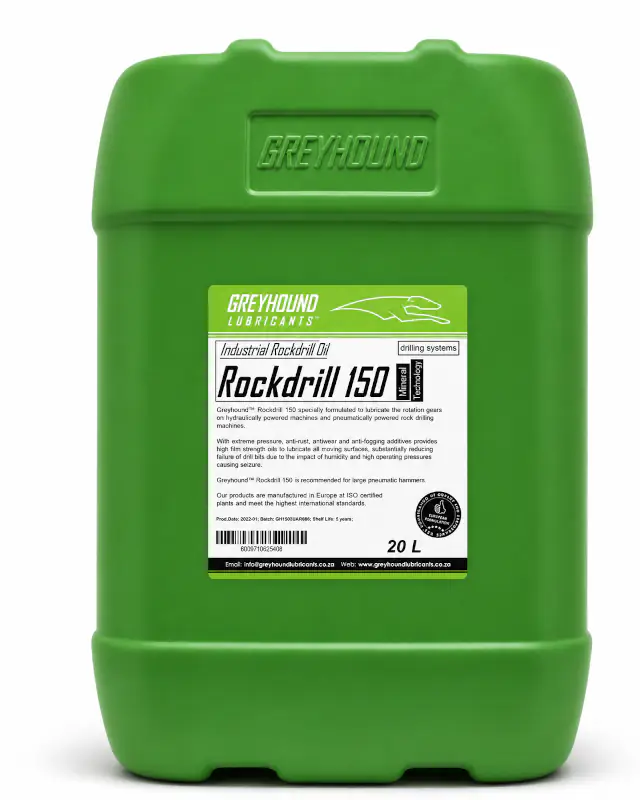 Greyhound Rock Drill Oil 150 20L