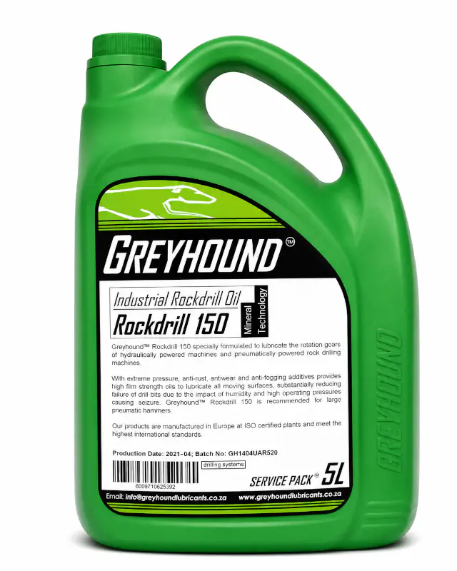 Greyhound Rock Drill Oil 150 5L