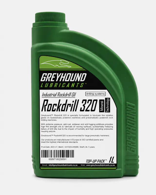 Greyhound Rock Drill Oil 320 1L