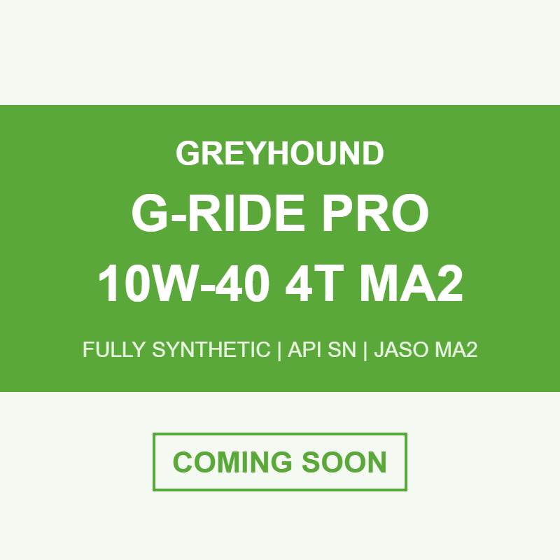 Greyhound G-Ride Pro 10W-40 4T MA2 coming soon