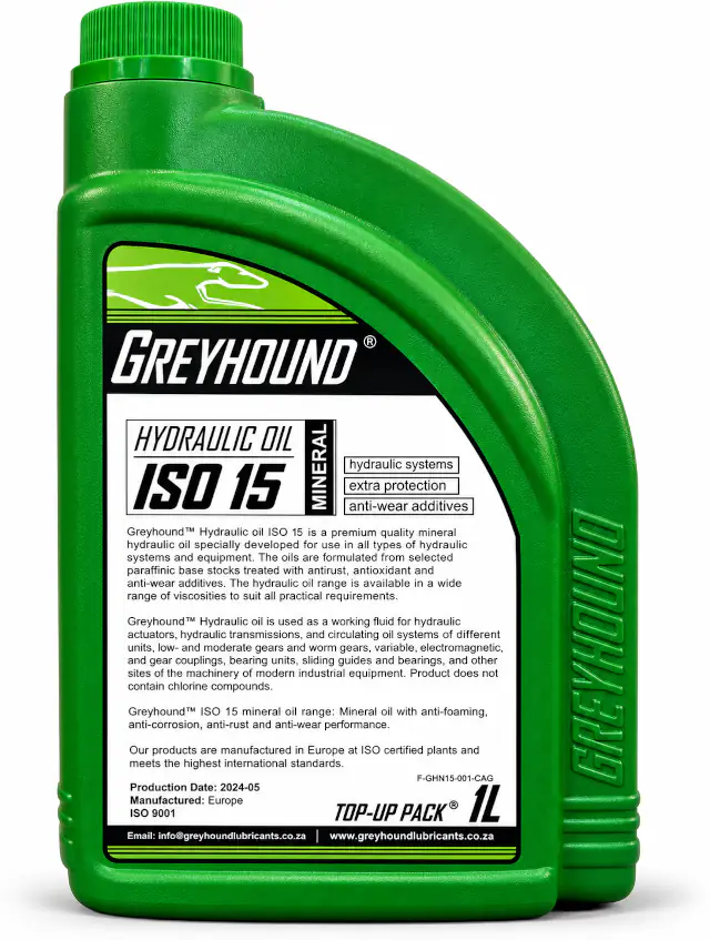 Greyhound Hydraulic 15 AW Oil 1L