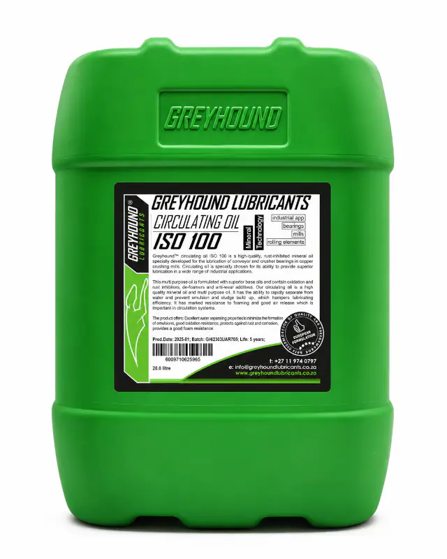 Greyhound Circulating Oil 100 20L