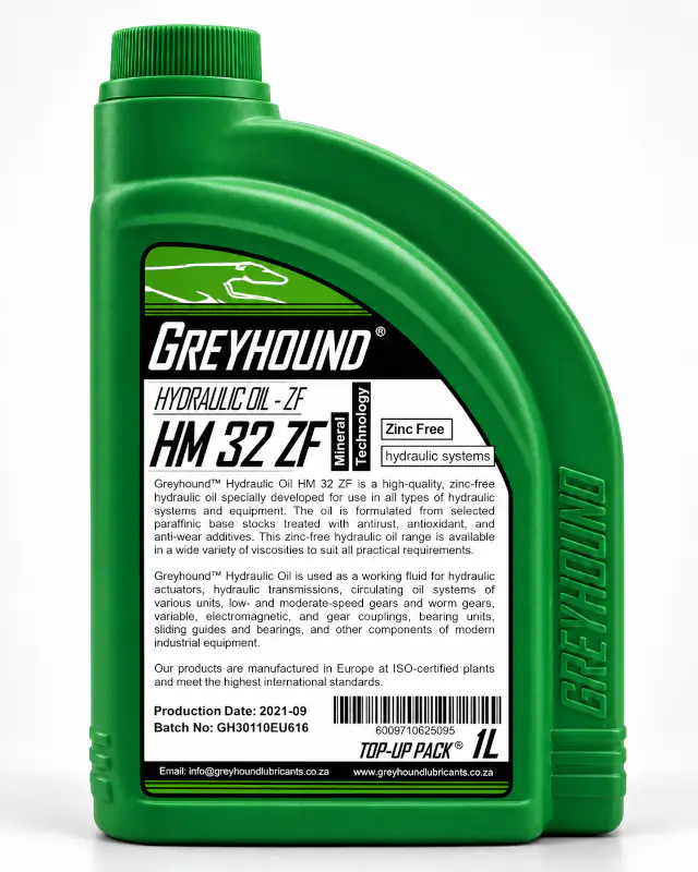 Greyhound Hydraulic 32 Zinc Free 1L