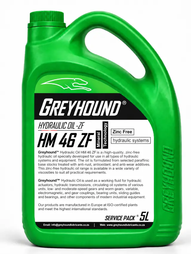 Greyhound Hydraulic 46 Zinc Free 5L