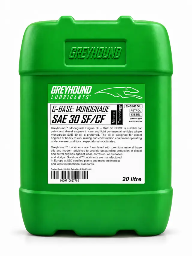 Greyhound Monograde Engine Oil SAE 30 SF/CF 20L