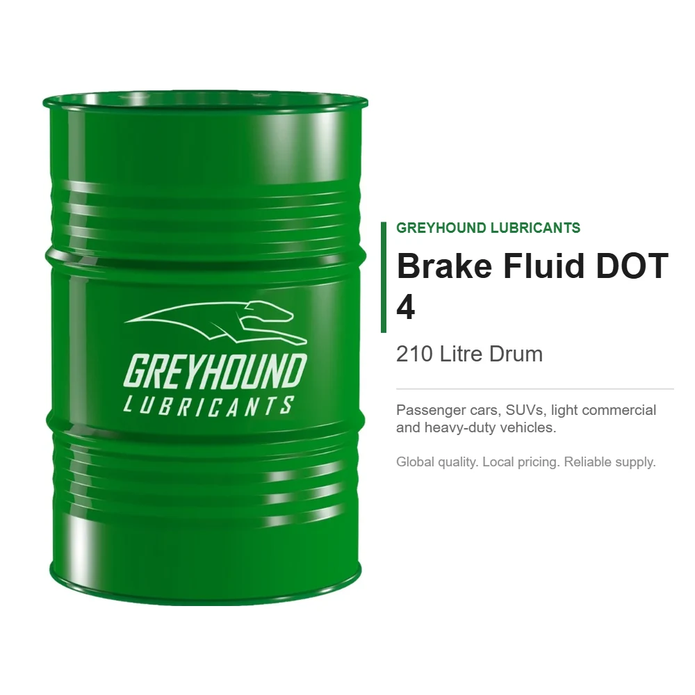 Brake Fluid DOT 4 210L Drum