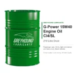 Greyhound G-Power 15W40 Engine Oil CI4/SL 210L Drum