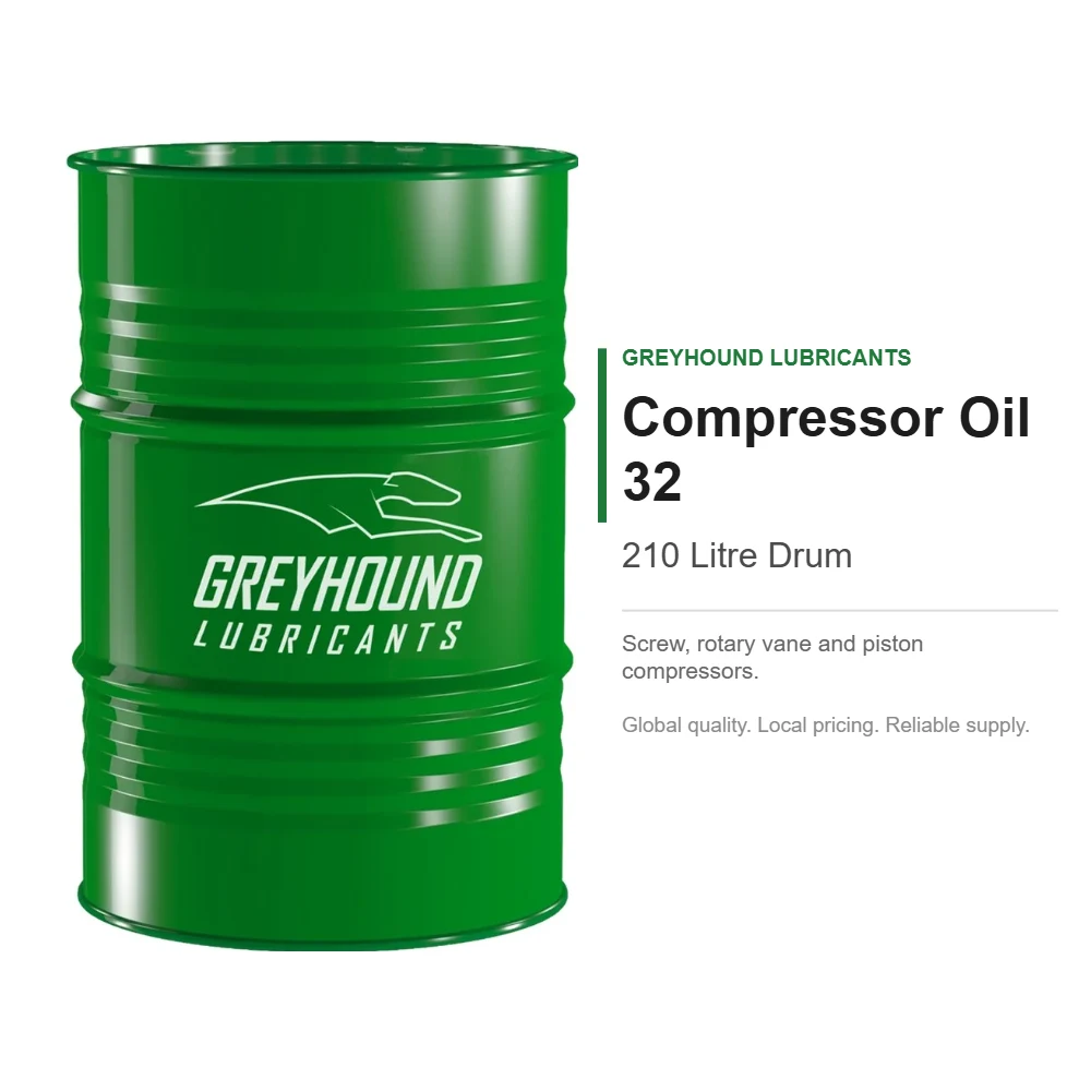 Greyhound Compressor Oil 32 210L Drum