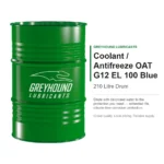 Greyhound Coolant / Antifreeze OAT G12 EL 100 Blue 210L Drum