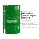 Greyhound G-Premium 15W-40 Engine Oil CK-4 210L Drum