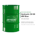 Hydraulic Oil 68 AW Blue 210L Drum